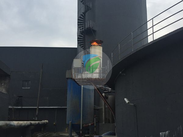 Coating sewage treatment plant